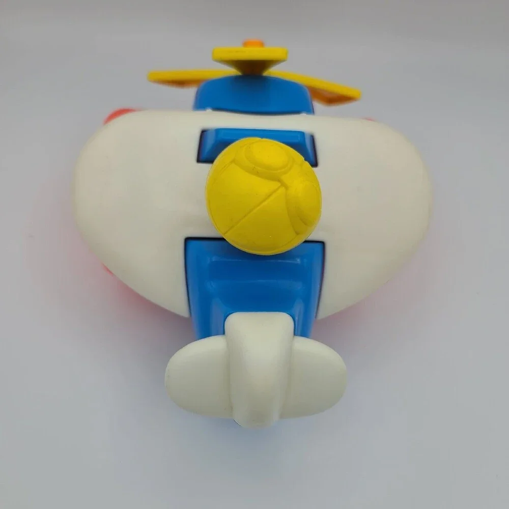 Vintage 1980 Fisher Price Little People Airplane With Pilot #2017 Pull Toy